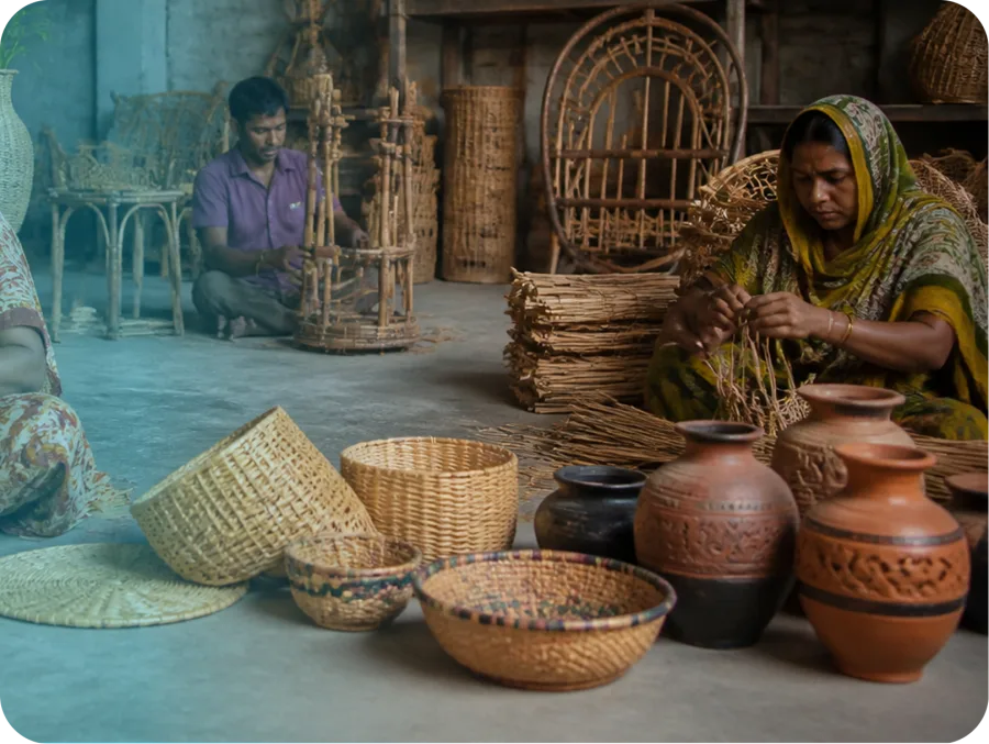 Handicraft export industry