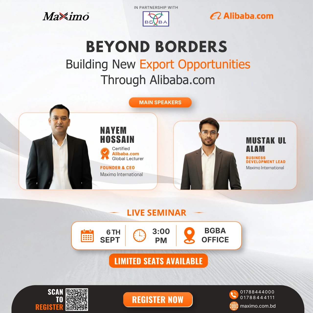 Beyond Borders — BGBA Business Seminar with Maximo International and Alibaba.com